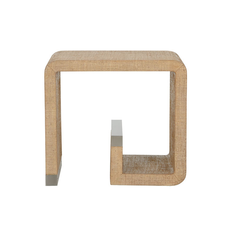 Wildwood Hera Saguran Warpped Brown End Table