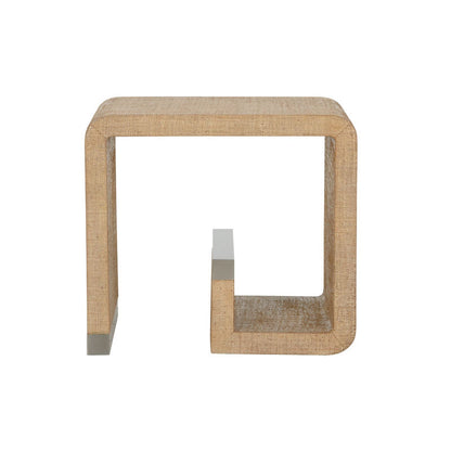 Wildwood Hera Saguran Warpped Brown End Table