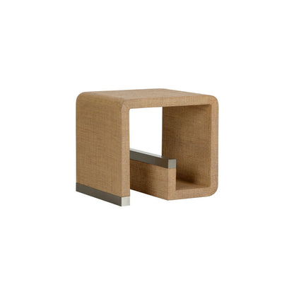 Wildwood Hera Saguran Warpped Brown End Table