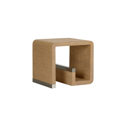 Wildwood Hera Saguran Warpped Brown End Table