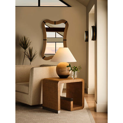 Wildwood Hera Saguran Warpped Brown End Table