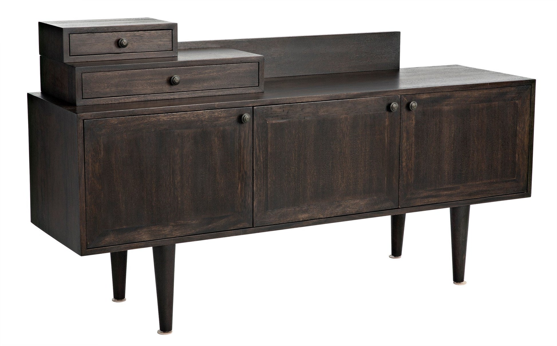 Hermes Sideboard, Ebony Walnut-Sideboards-Noir-Sideboards and Things