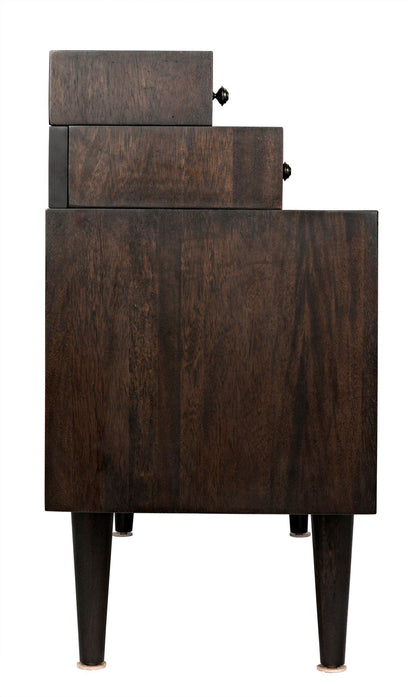 Hermes Sideboard, Ebony Walnut-Sideboards-Noir-Sideboards and Things