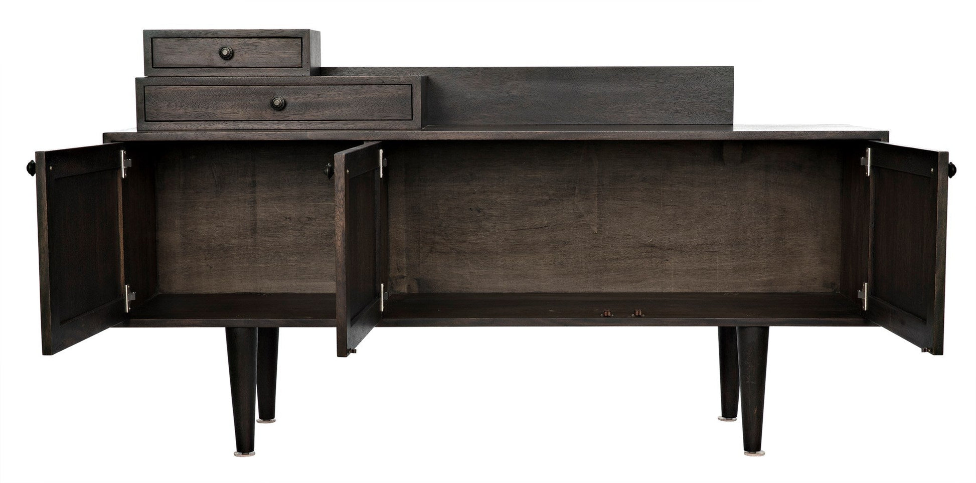 Hermes Sideboard, Ebony Walnut-Sideboards-Noir-Sideboards and Things