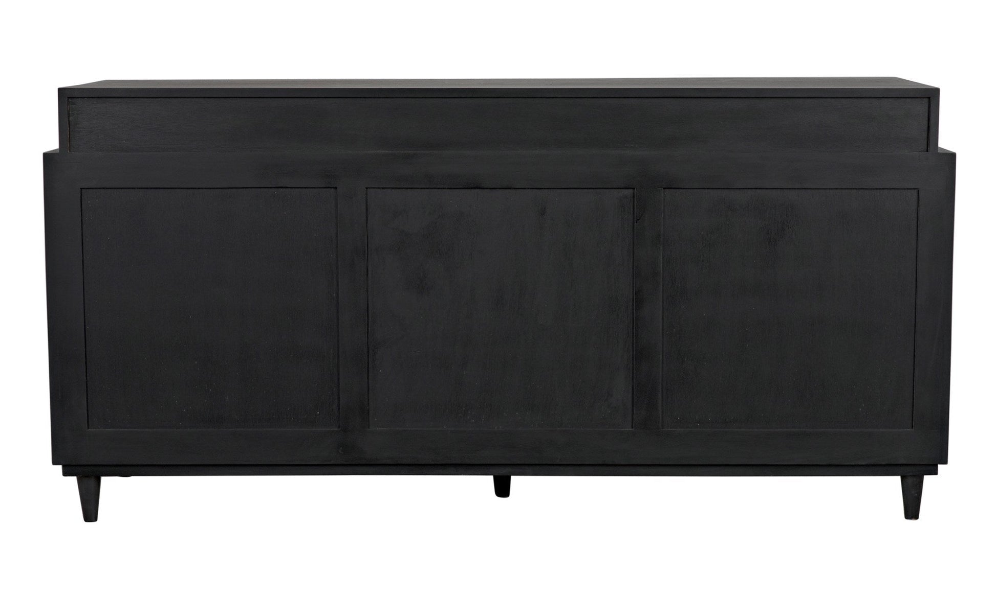 Hermosa Wood Black Sideboard-Sideboards-Noir-Sideboards and Things