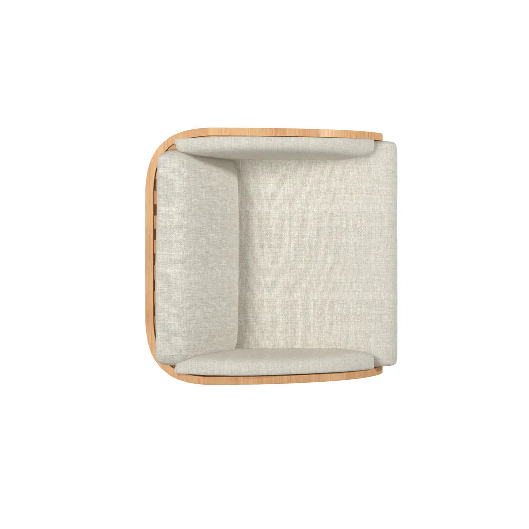 HiTeak Solis Deep Seating Outdoor Club Chair