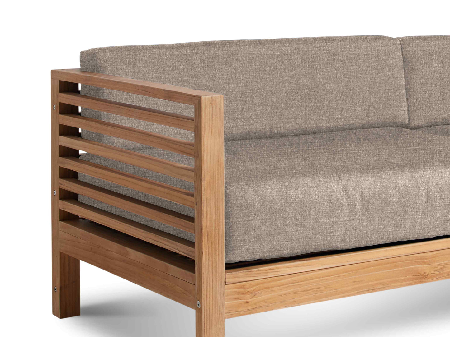 Summer Teak Outdoor Sofa with Sunbrella