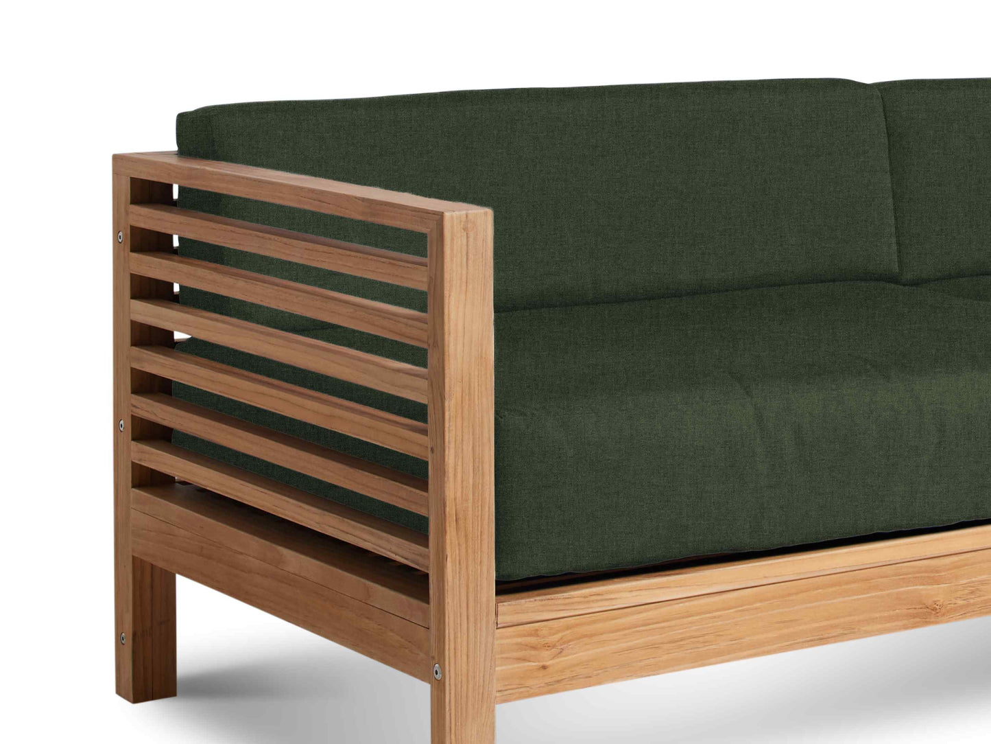 Summer Teak Outdoor Sofa with Sunbrella