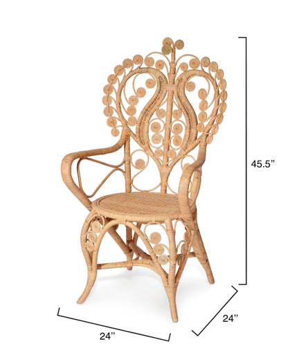 Hibiscus Arm Chair-Club Chairs-Jamie Young-Sideboards and Things