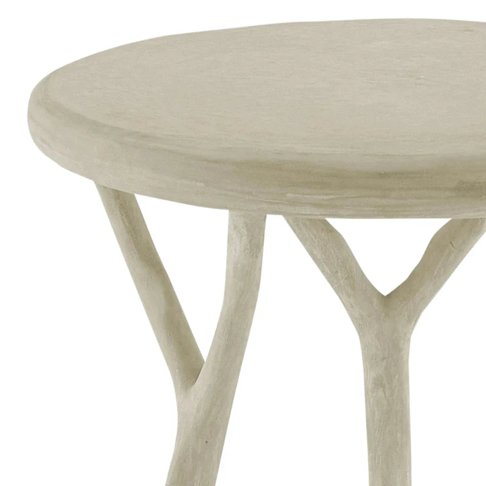 Hidcote Concrete Outdoor Round Accent Table