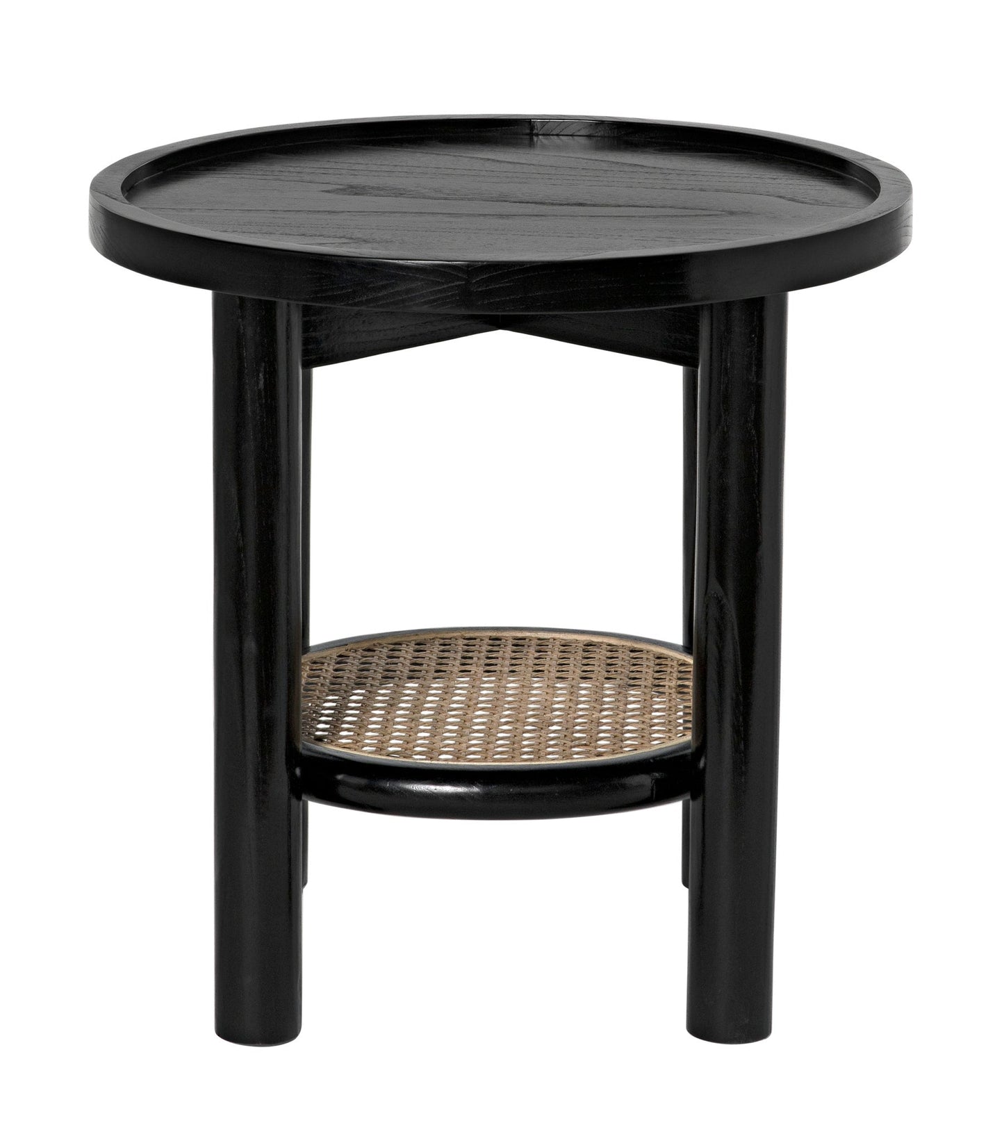 Hide Away Side Table, Charcoal Black-Side Tables-Noir-Sideboards and Things