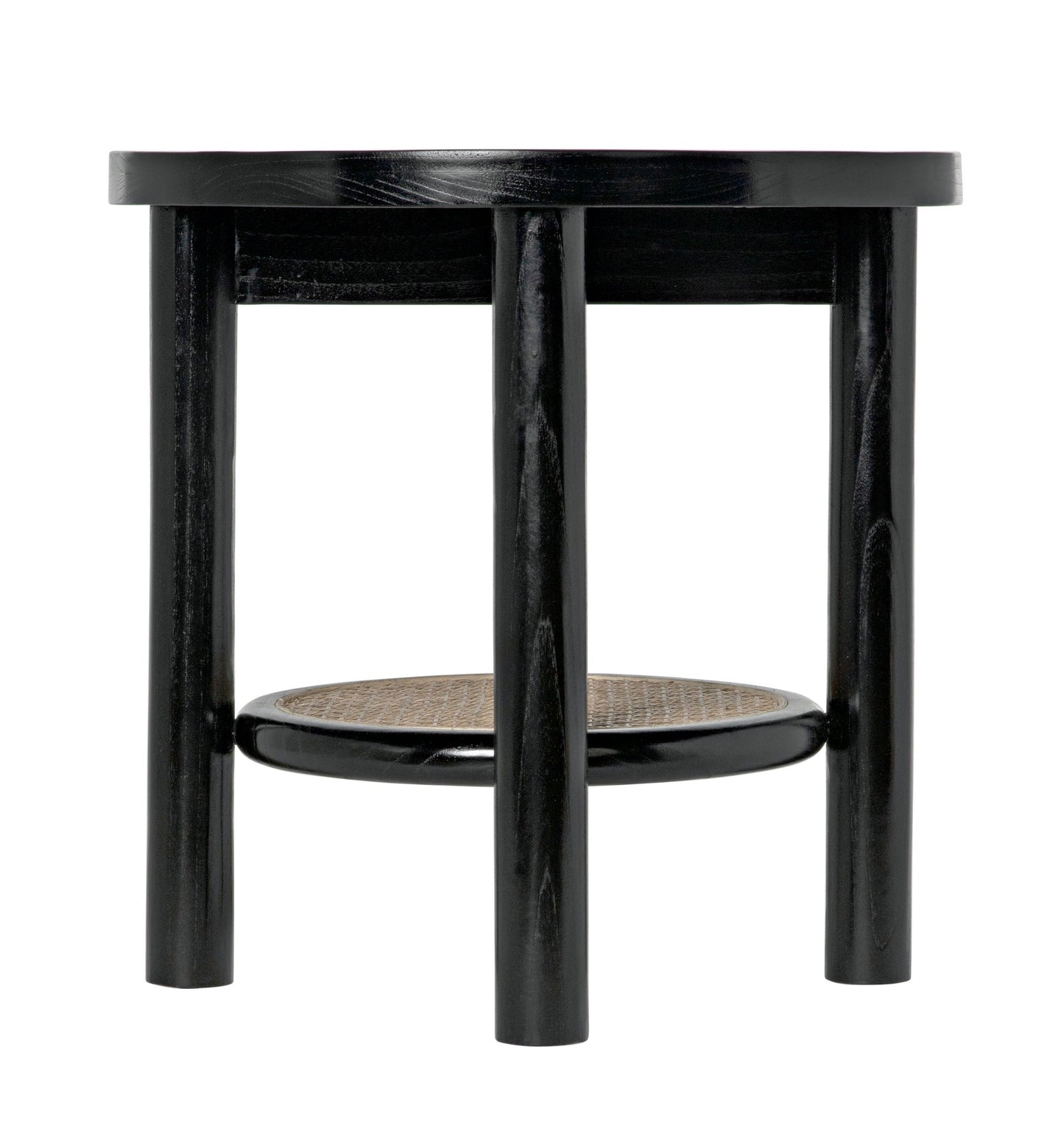 Hide Away Side Table, Charcoal Black-Side Tables-Noir-Sideboards and Things