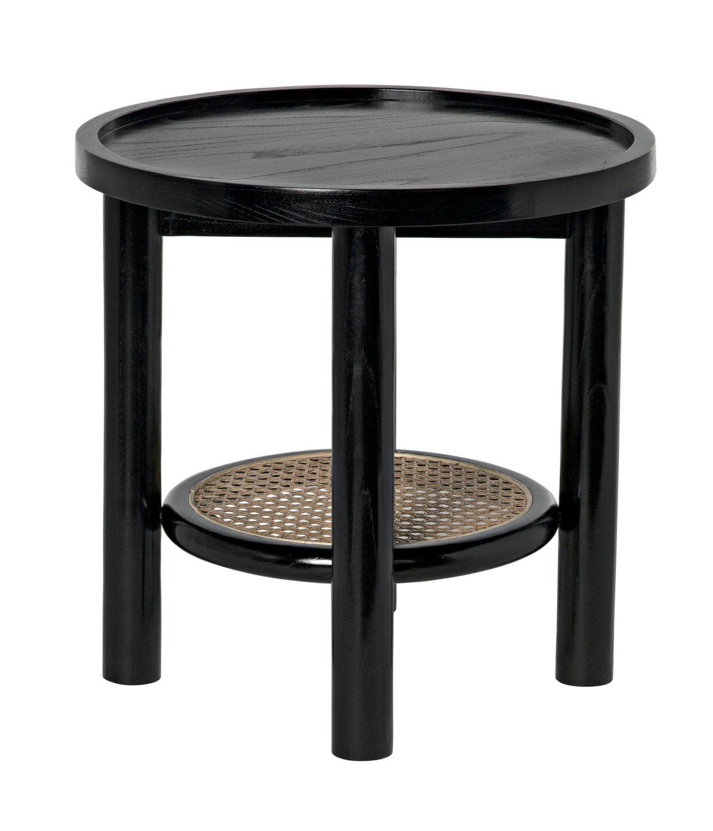 Hide Away Side Table, Charcoal Black-Side Tables-Noir-Sideboards and Things