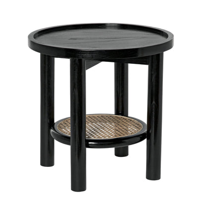 Hide Away Side Table, Charcoal Black-Side Tables-Noir-Sideboards and Things