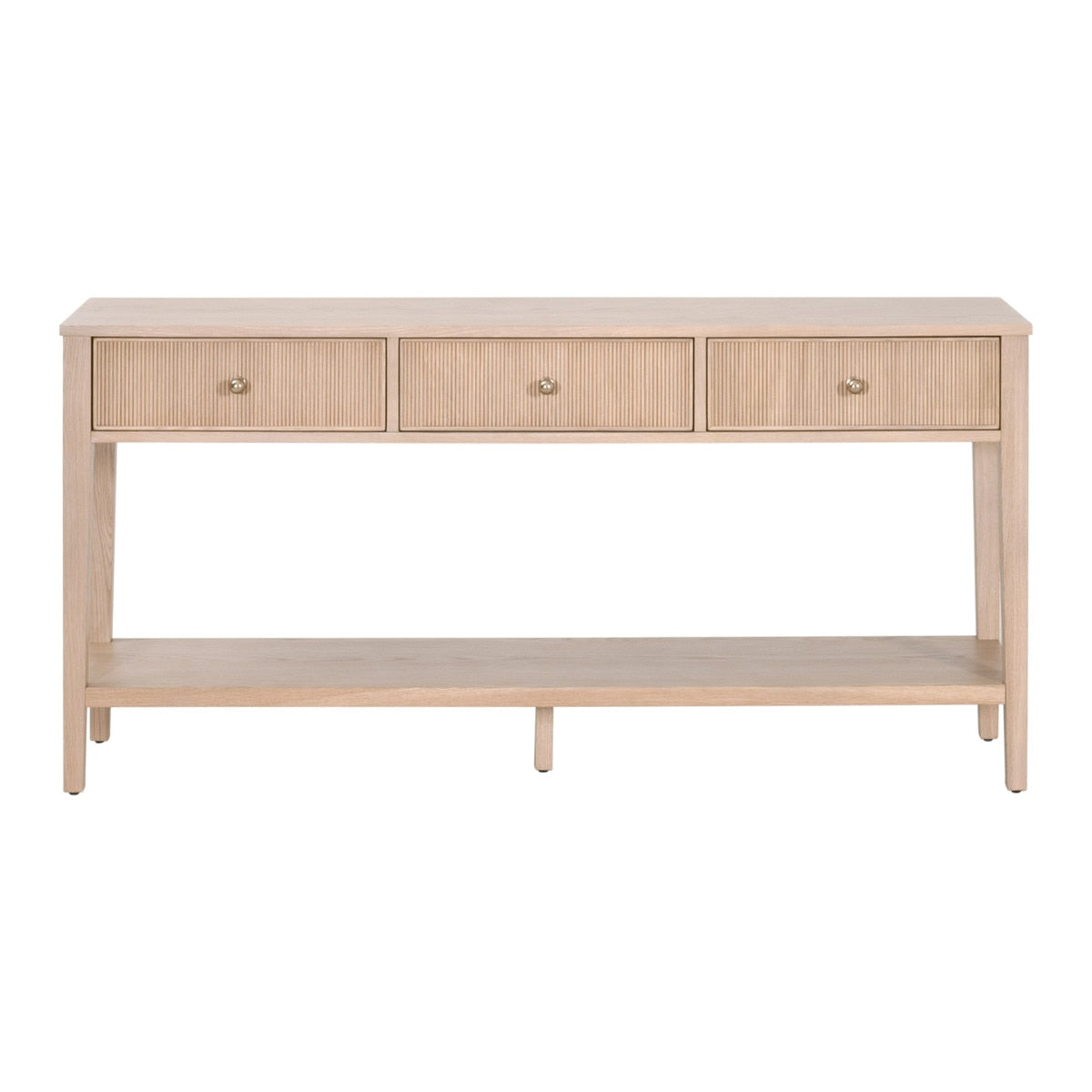 Essentials For Living Highland Wooden 3-Drawer Sofa Table