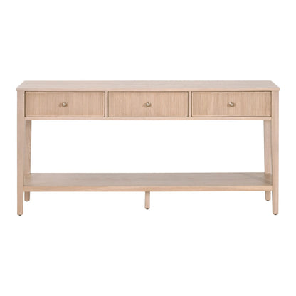 Essentials For Living Highland Wooden 3-Drawer Sofa Table