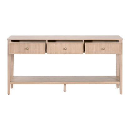 Essentials For Living Highland Wooden 3-Drawer Sofa Table