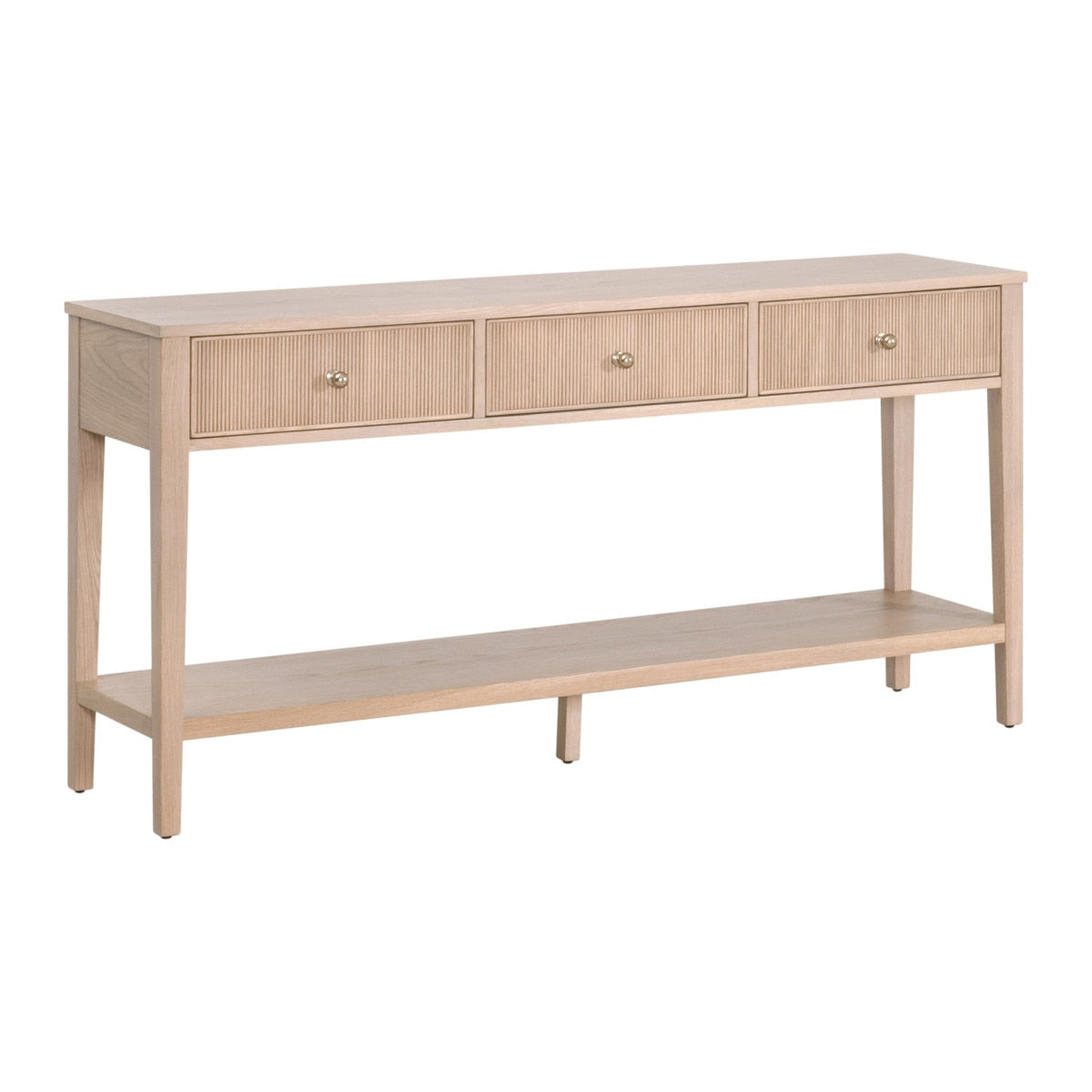 Essentials For Living Highland Wooden 3-Drawer Sofa Table