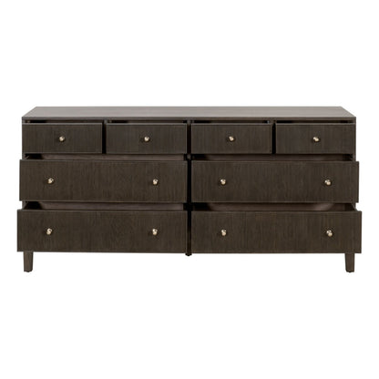 Highland Fluted Wood8-Drawer Dresser