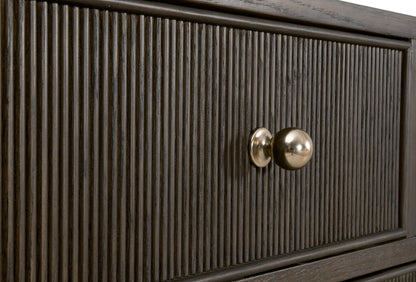 Highland Fluted Wood8-Drawer Dresser