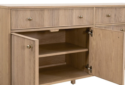 Highland Classic Designed Wooden Media Sideboard