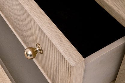 Highland Open Shelf 2-Drawer Nightstand