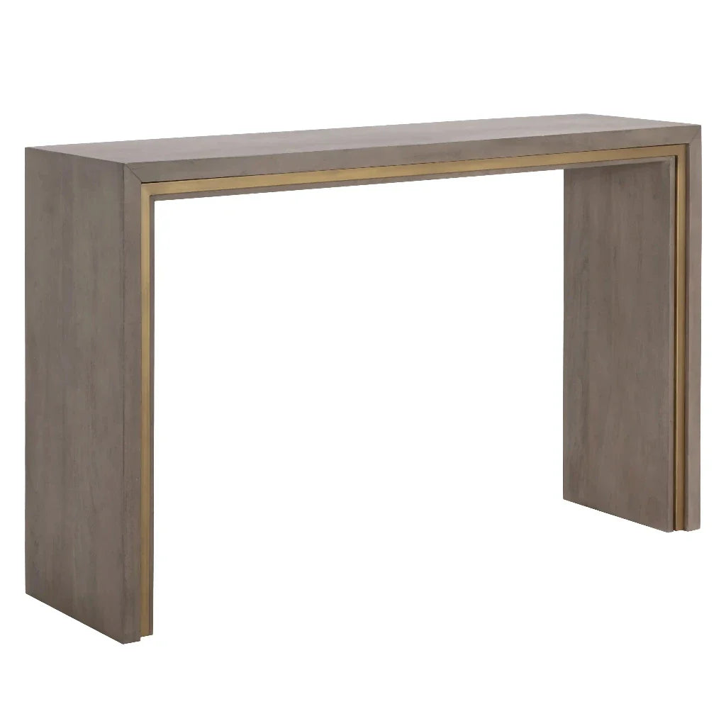 Hilbert Wooden Rectangular Console Table