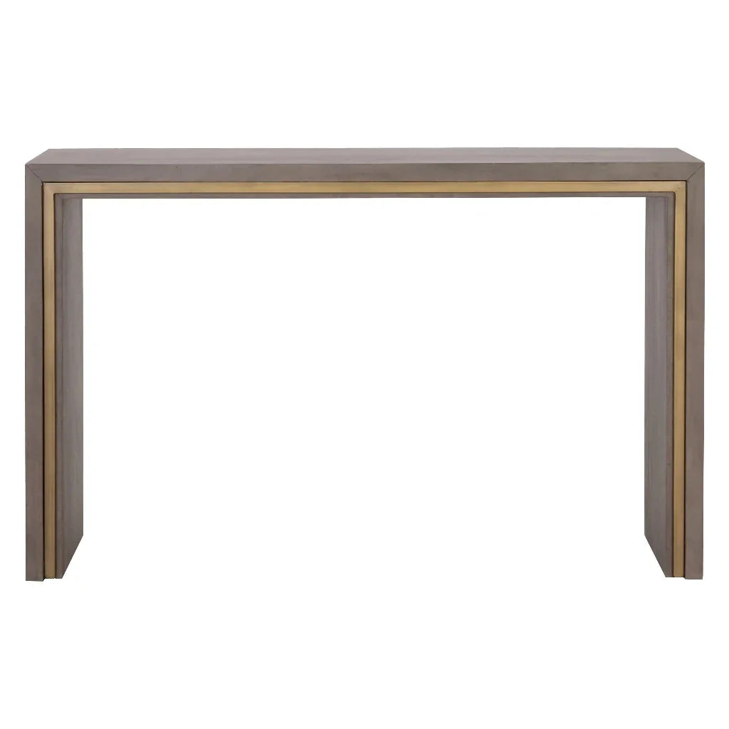 Hilbert Wooden Rectangular Console Table