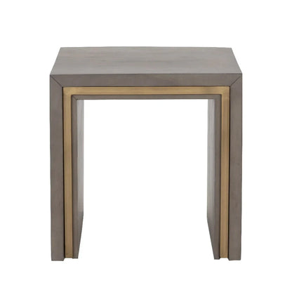SUNPAN Hilbert Wooden Rectangular Side Table