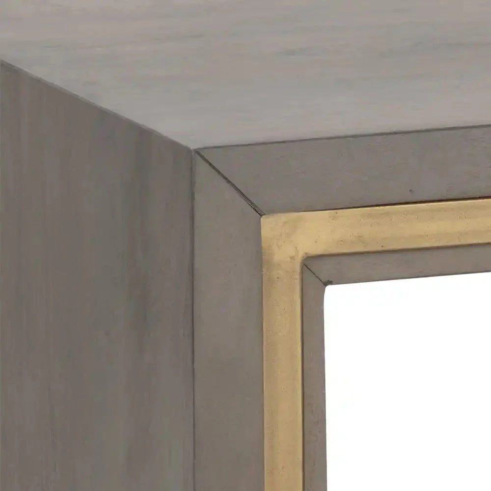 SUNPAN Hilbert Wooden Rectangular Side Table