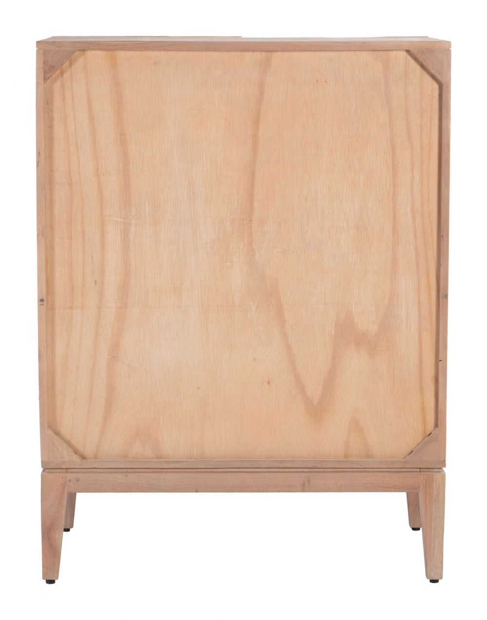 Zuo Modern Hira Two Doors Natural Wooden Cabinet
