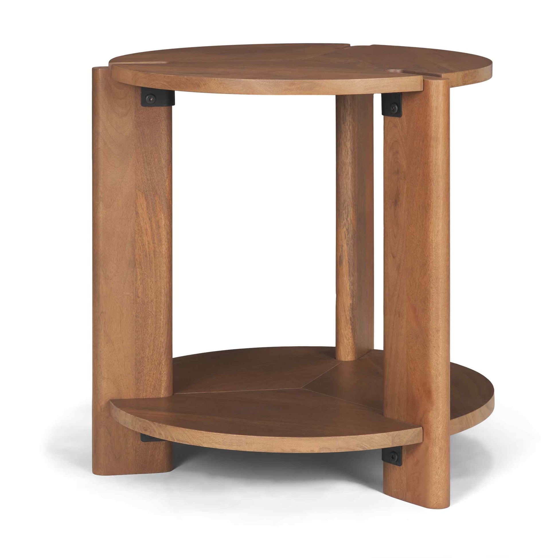 Mercana Hisako Wooden Round Accent Table