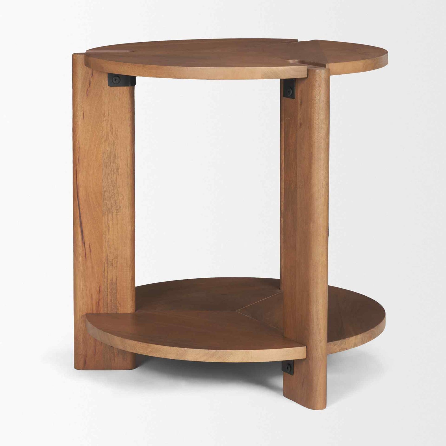 Mercana Hisako Wooden Round Accent Table