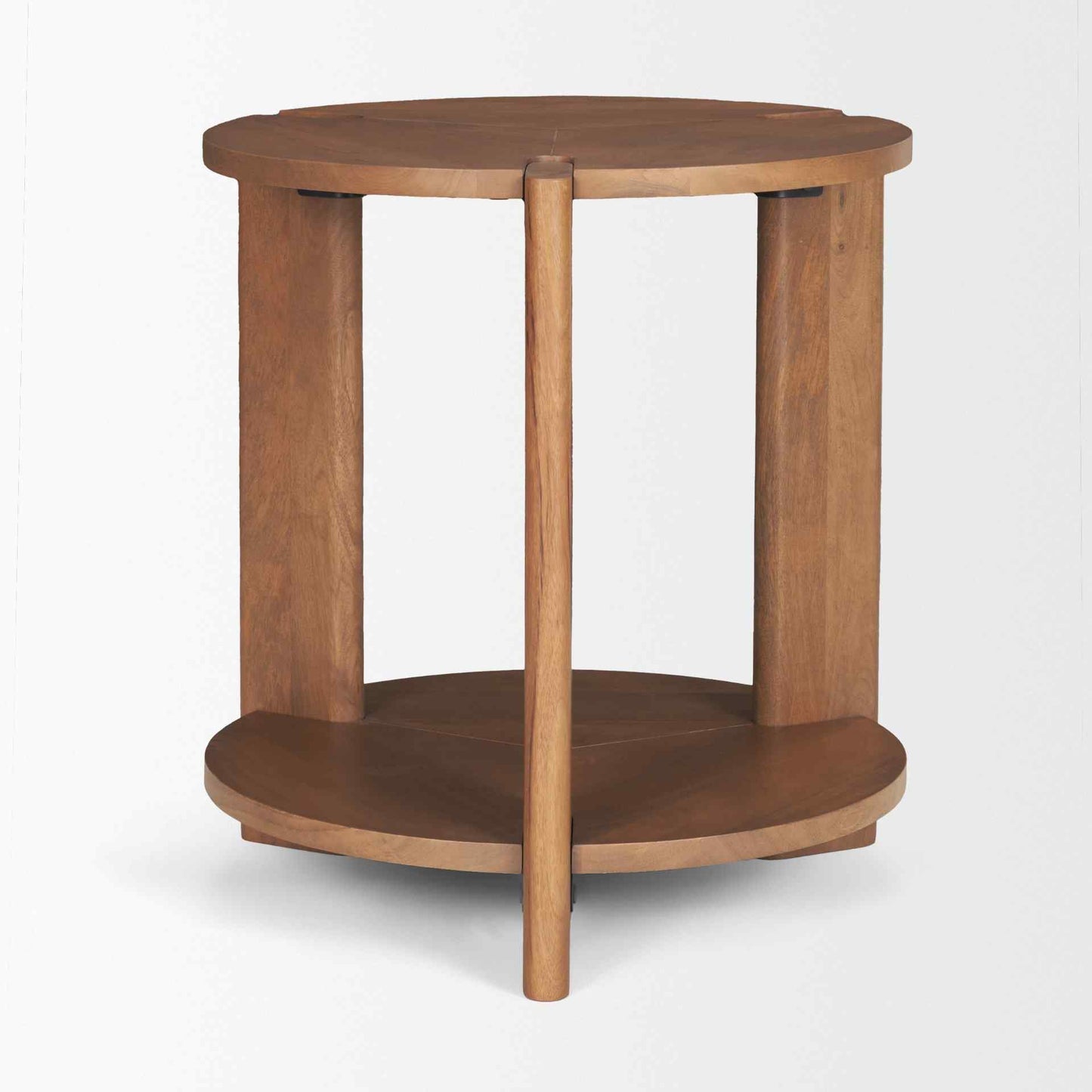 Mercana Hisako Wooden Round Accent Table