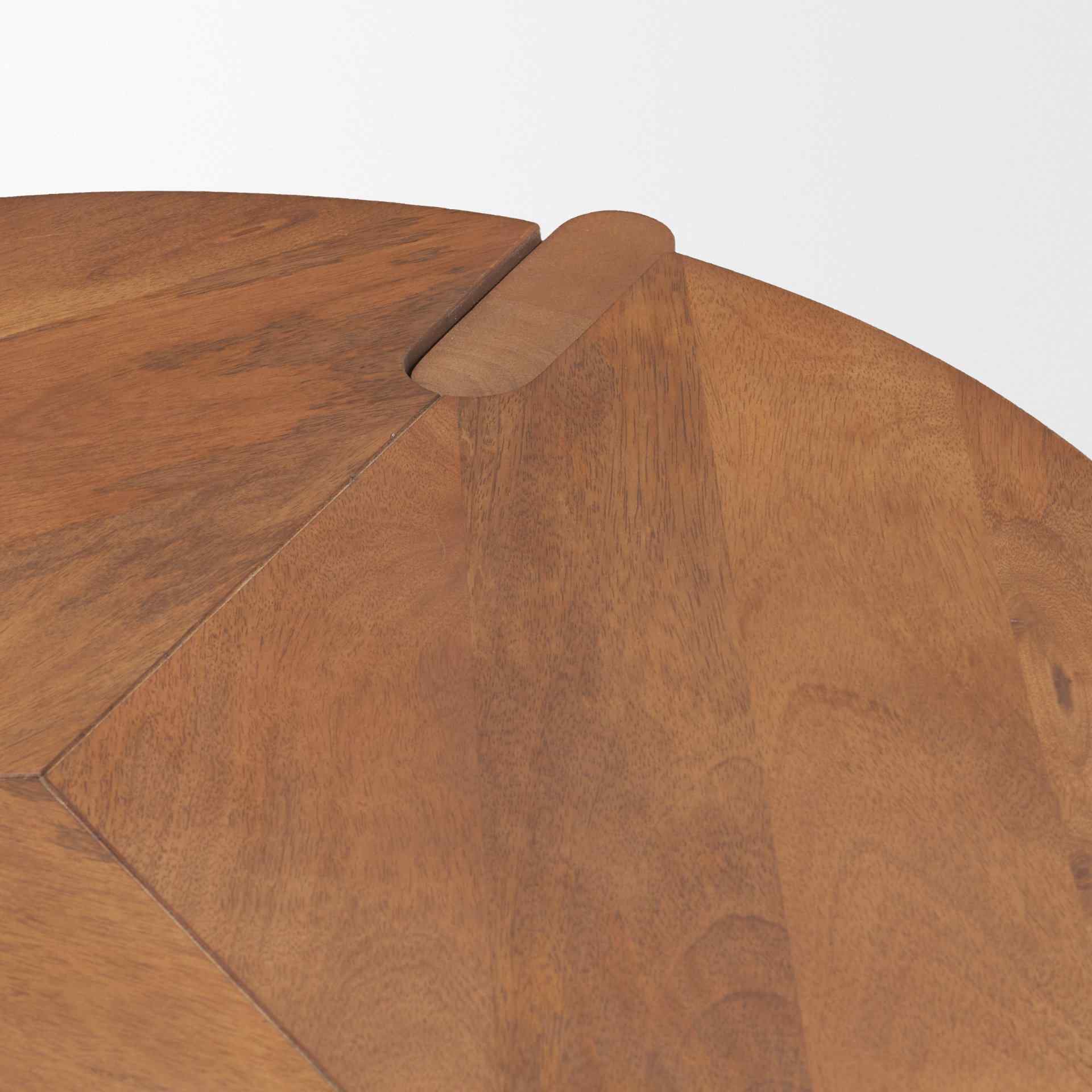Mercana Hisako Wooden Round Accent Table