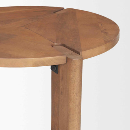 Mercana Hisako Wooden Round Accent Table