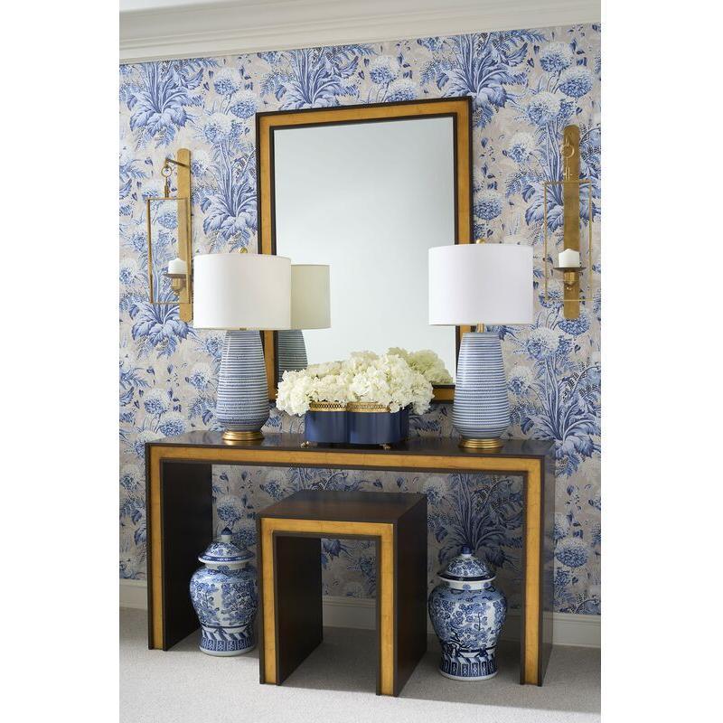 Chelsea House Hive Drum Shade Antique Gold Leaf Base Table Lamp
