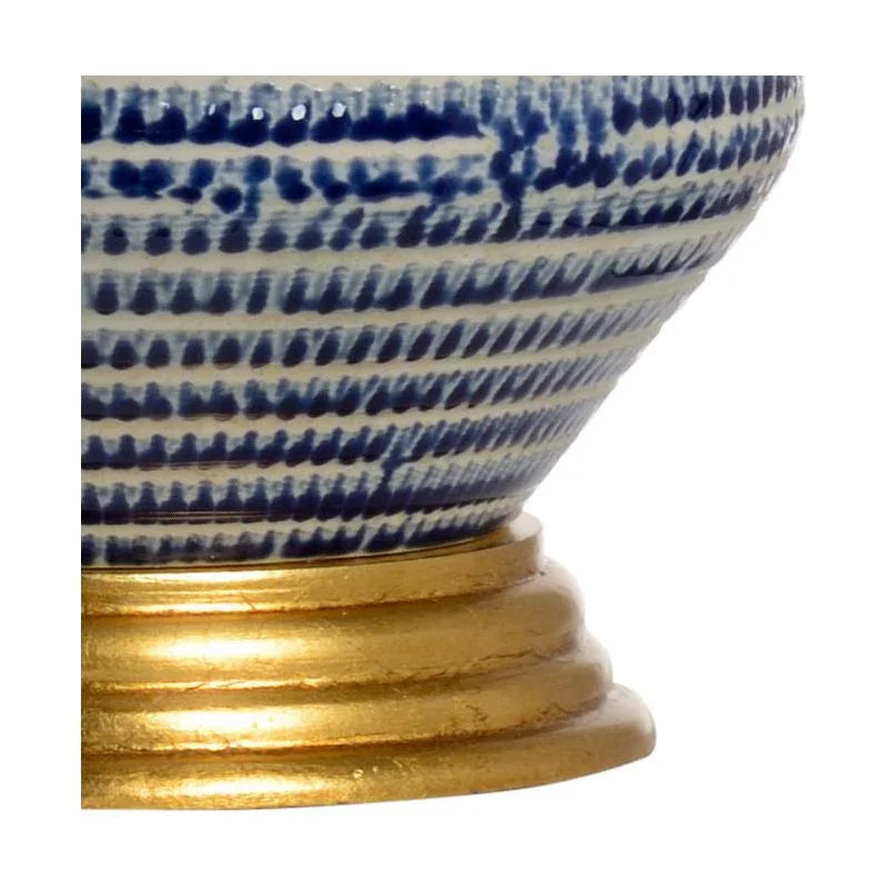 Chelsea House Hive Drum Shade Antique Gold Leaf Base Table Lamp