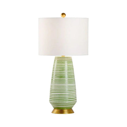 Chelsea House Hive Drum Shade Antique Gold Leaf Base Table Lamp