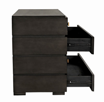 Hofman Wood Black Dresser-Dressers-Noir-Sideboards and Things