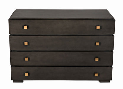 Hofman Wood Black Dresser-Dressers-Noir-Sideboards and Things