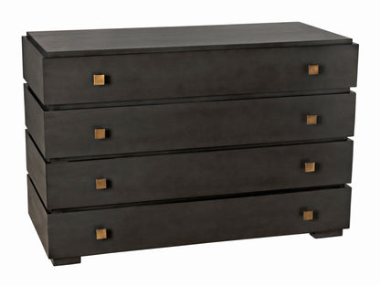 Hofman Wood Black Dresser-Dressers-Noir-Sideboards and Things