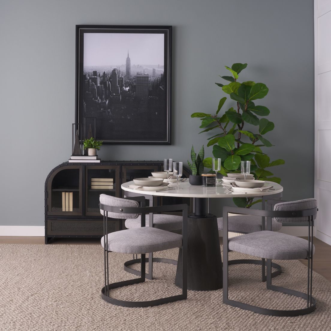 Mercana Hollyfield Leather Dining Chair (Set of 2)