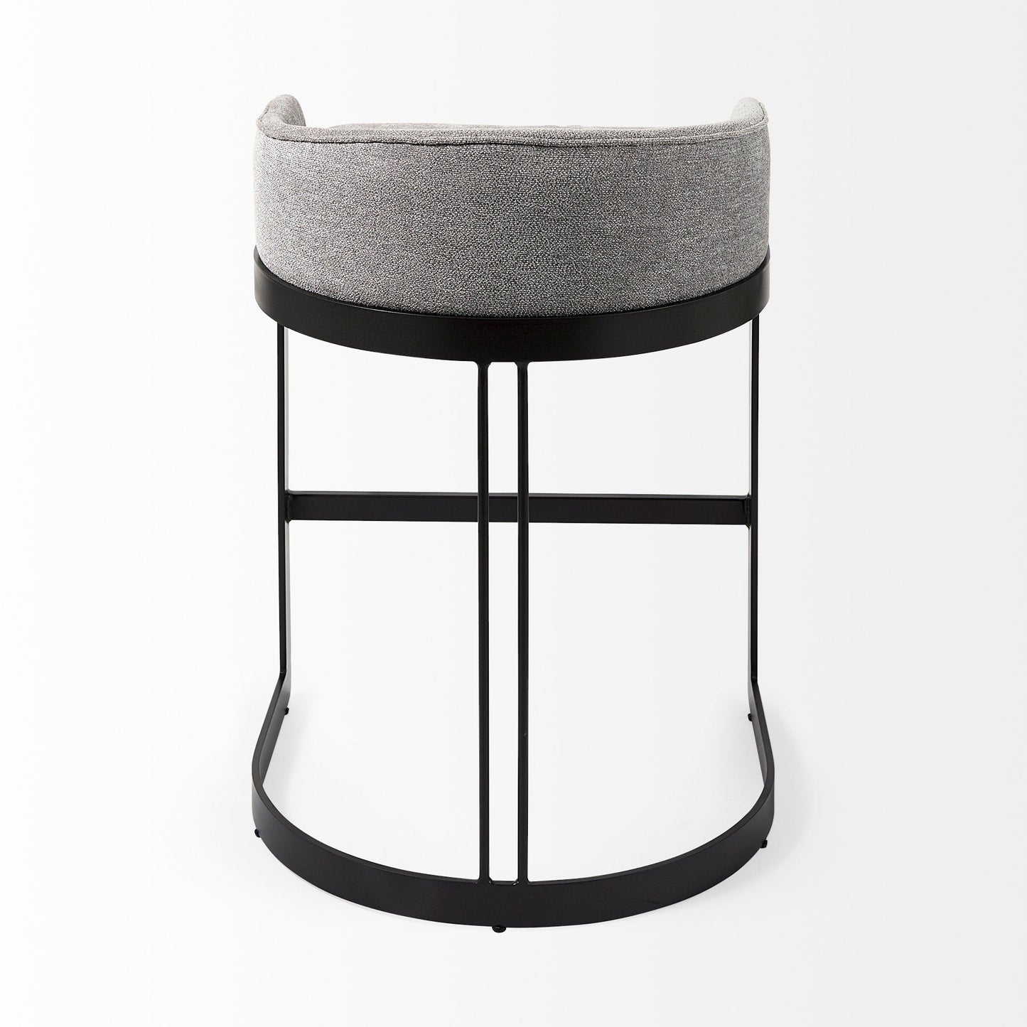 Hollyfield Fabric Low-Back Counter Stool