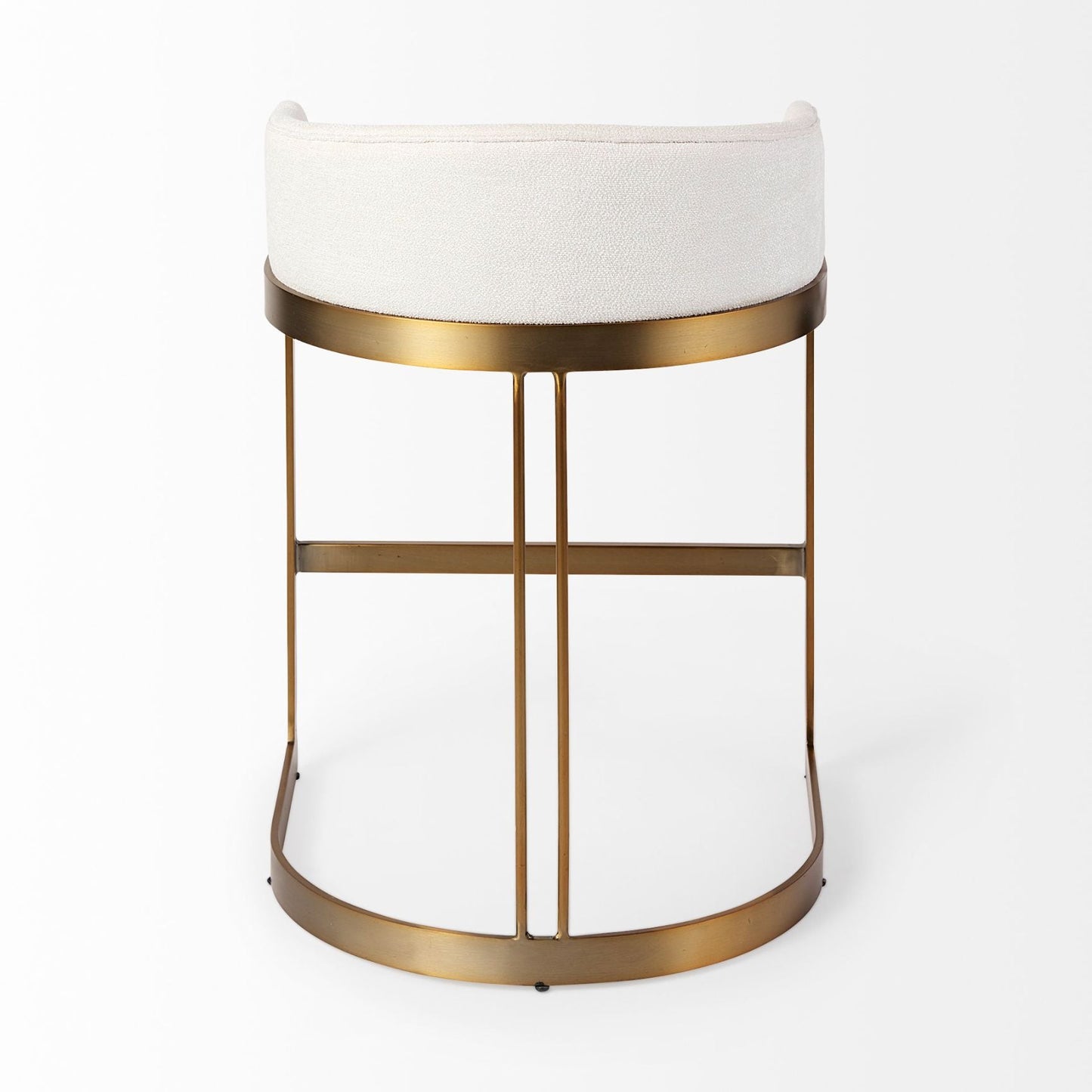 Mercana Hollyfield Leather Low-Back Counter Stool