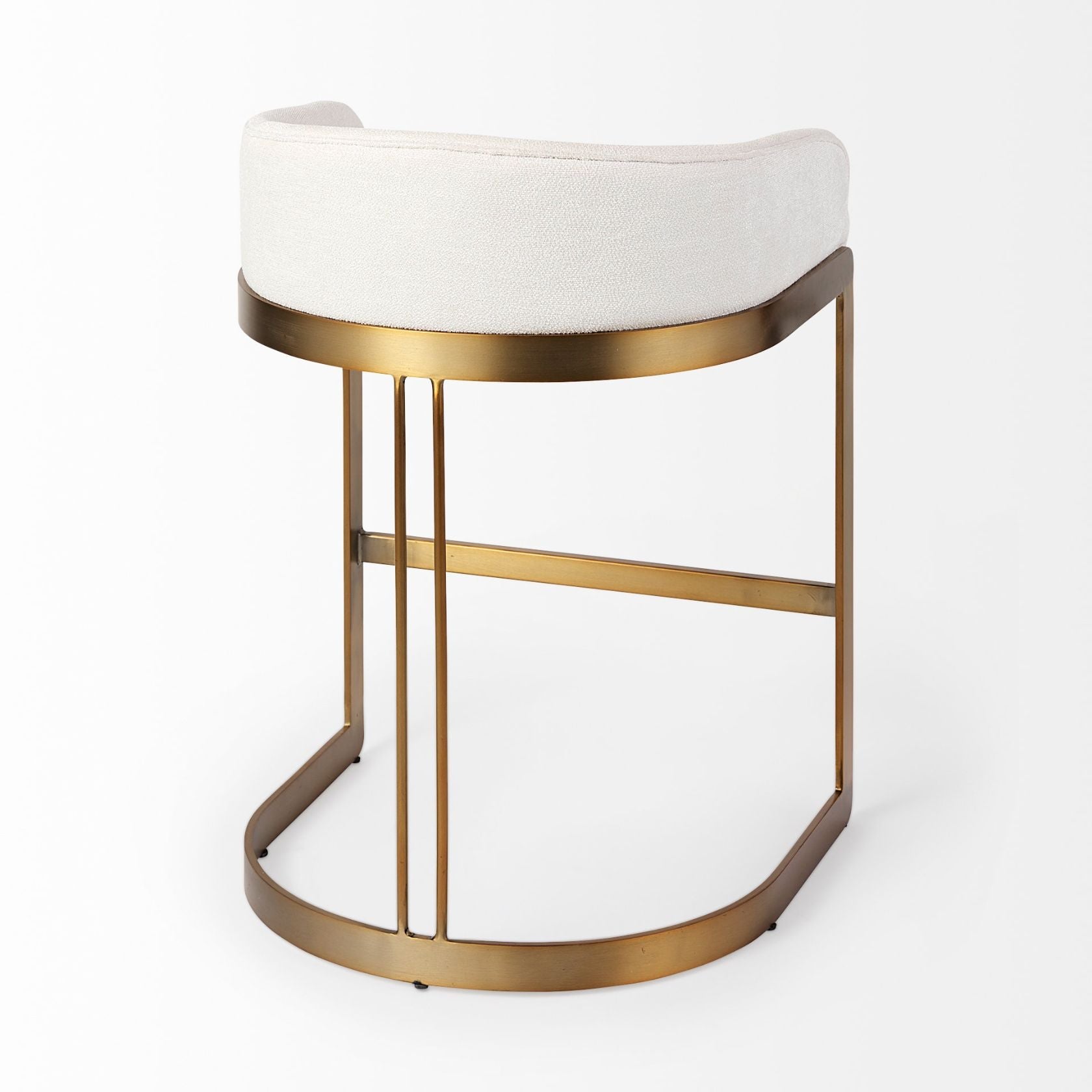 Mercana Hollyfield Leather Low-Back Counter Stool