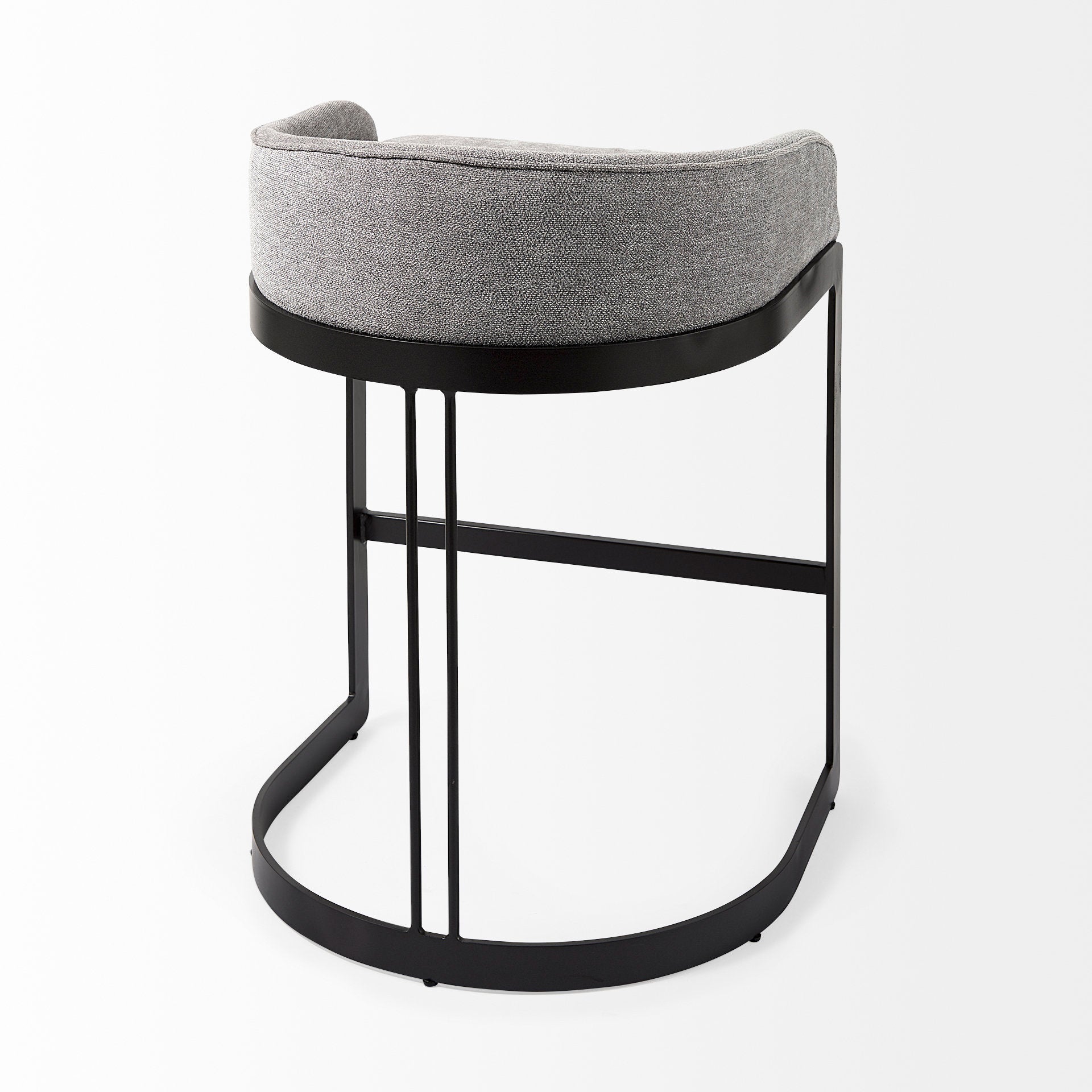 Mercana Hollyfield Leather Low-Back Counter Stool