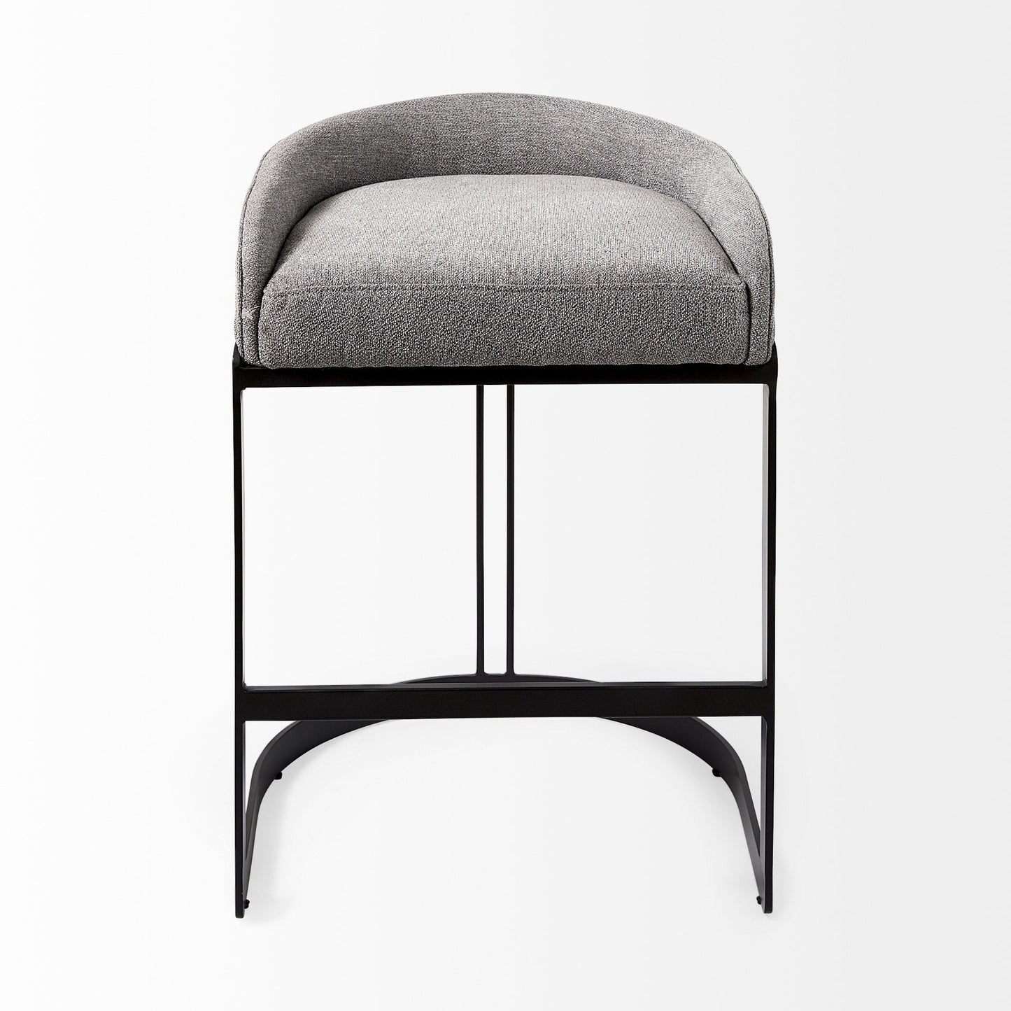 Mercana Hollyfield Leather Low-Back Counter Stool