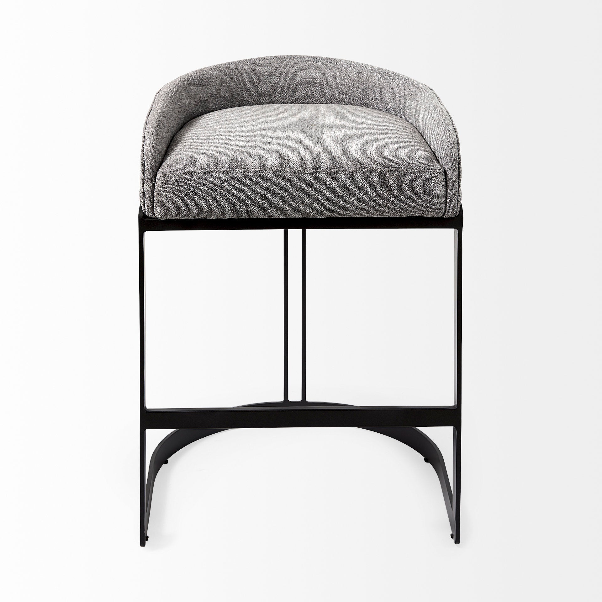 Mercana Hollyfield Leather Low-Back Counter Stool