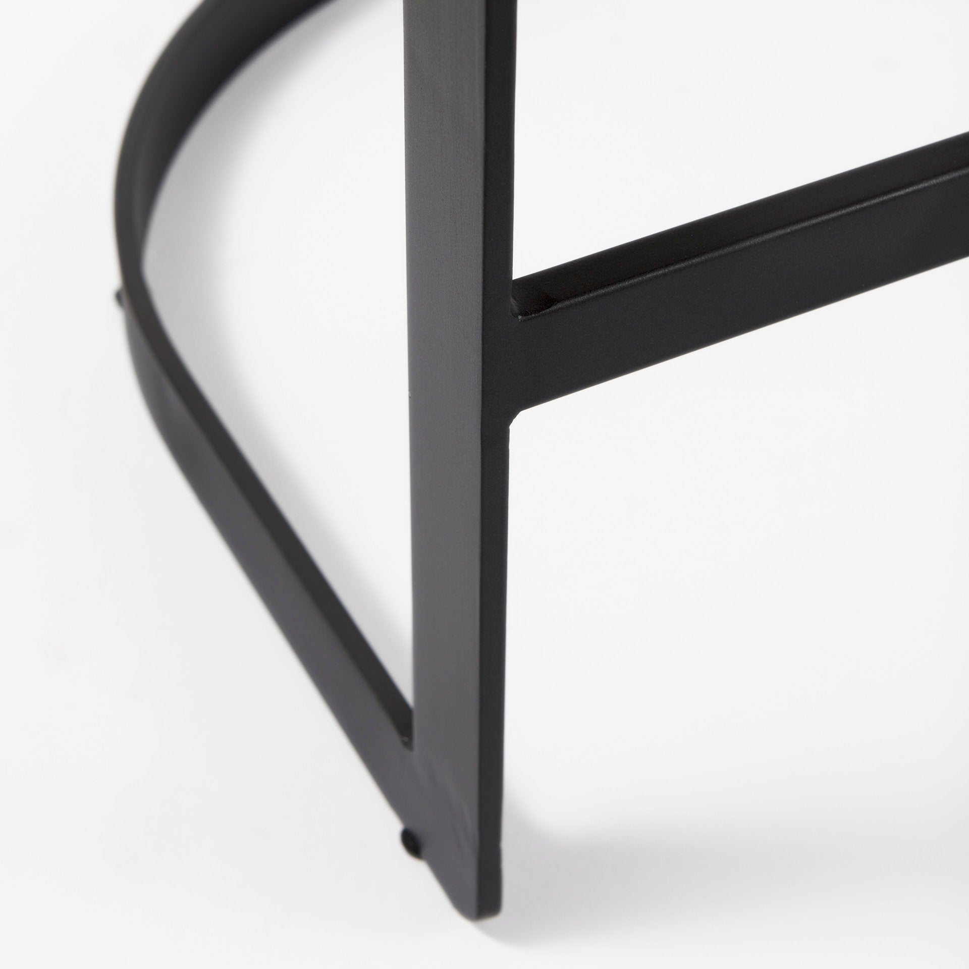 Mercana Hollyfield Leather Low-Back Counter Stool